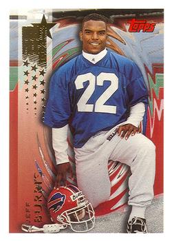 Jeff Burris Buffalo Bills 1994 Topps NFL Rookie Card - Draft Pick #460